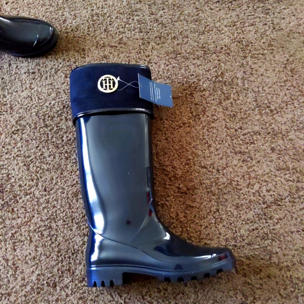 Tommy Hilfiger waterproof tall boots